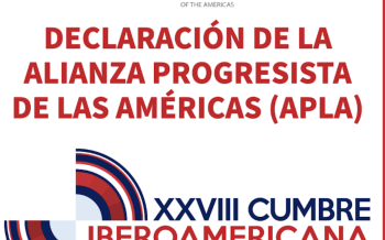 Cinco mandatarios se reúnen en la cumbre progresista.  A todos los unen las tensiones con Trump